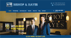 Desktop Screenshot of bishopandhayes.com